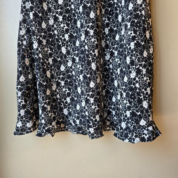 Vintage Express Babydoll Dress Womens 9/10 M Floral Mini Y2K Fairy Cottagecore - Picture 7 of 9